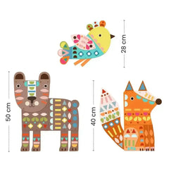 basteln-mit-papier-3-riesige-tiere-kunstundspiel-2 - kunstundspiel