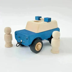 Holzauto Pippa Polizei - 110 Holler poller