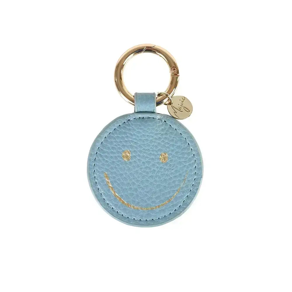 majoie-schlusselanhanger-happy-face-blau-kunstundspiel-1 - kunstundspiel