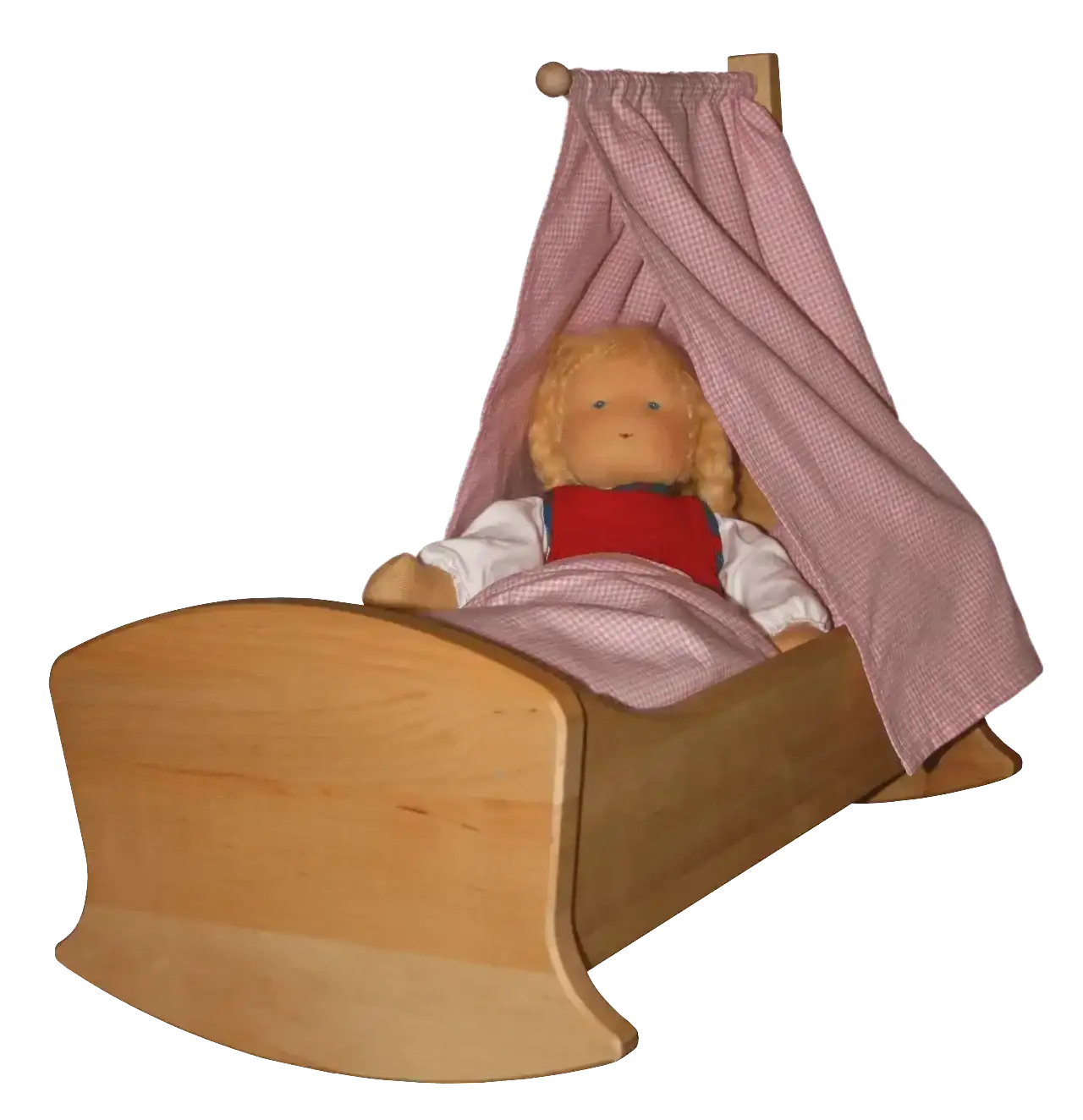 Puppenwiege aus Erlenholz - 3018 Schöllner