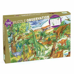 puzzle-100-teile-dinosaurier-100-teile-buch-kunstundspiel-1 - kunstundspiel