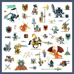 160-glitzer-sticker-ritter-kunstundspiel-3 - kunstundspiel 