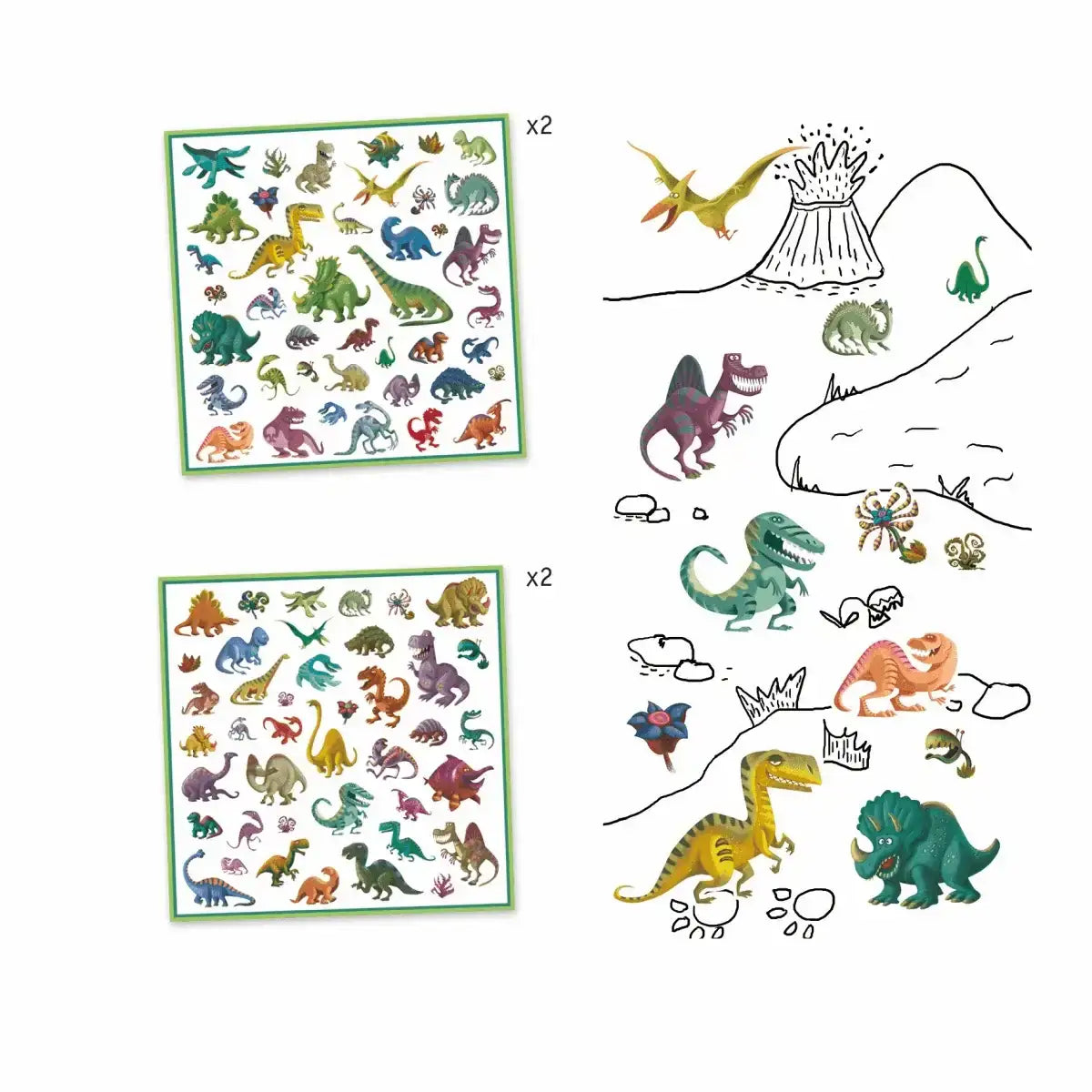 160-sticker-dinos-kunstundspiel-81142 - kunstundspiel 