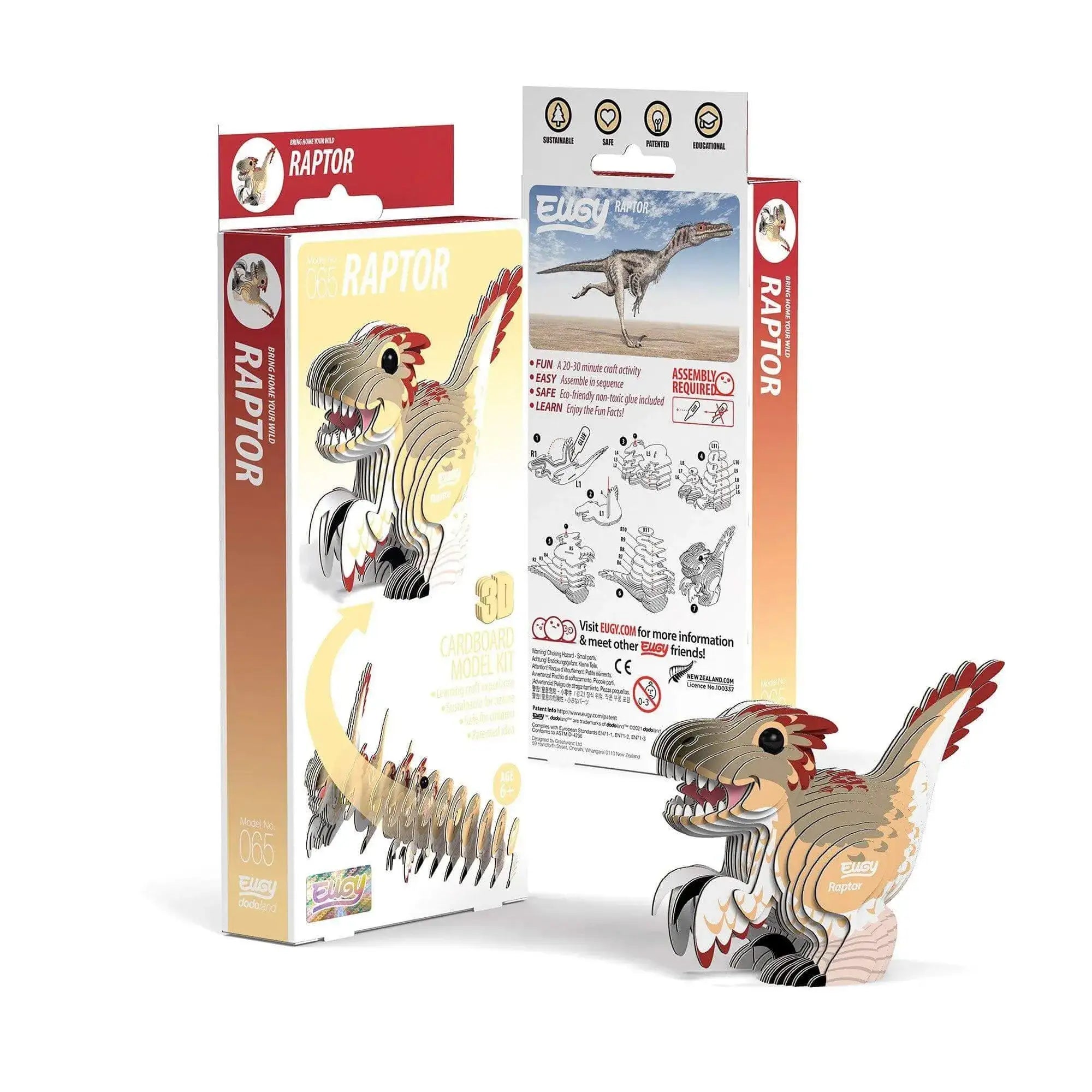 3d-papier-raptor-kunstundspiel-1 - kunstundspiel 