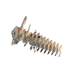 3d-papier-raptor-kunstundspiel-3 - kunstundspiel 