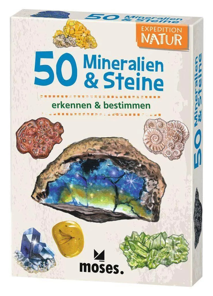 50 Mineralien und Steine Moses