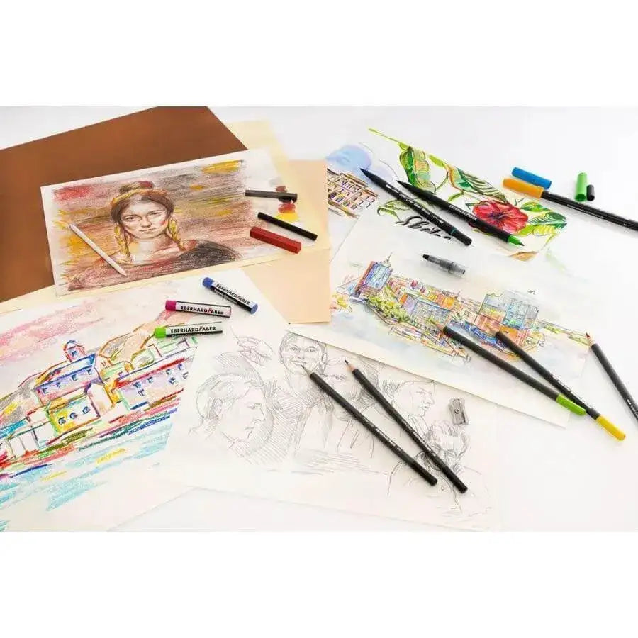 Aquarellfarbstifte - 12er Eberhard Faber