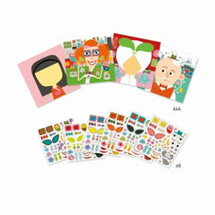 basteln-mit-stickern-gesichter-kunstundspiel-2 - kunstundspiel 