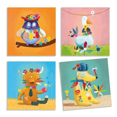 basteln-mit-stickern-tiere-kunstundspiel-2 - kunstundspiel 