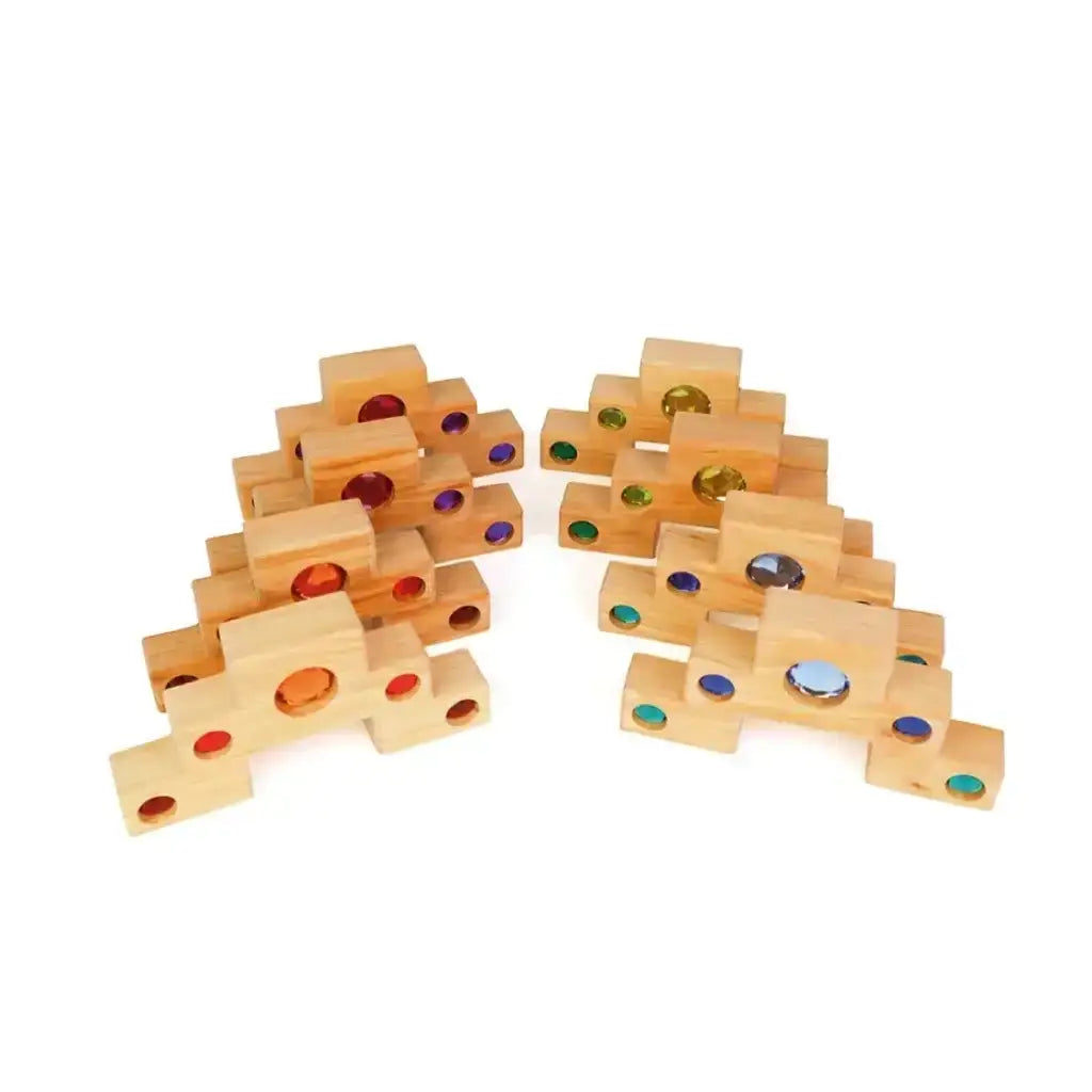 bauspiel-farbtreppe-mit-lichtbauquadern-16-teile-kunstundspiel-2 - kunstundspiel 