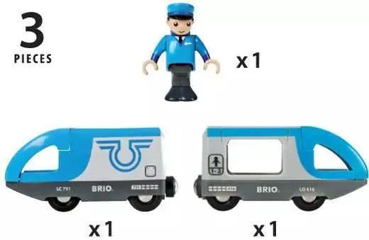 BRIO Reisezug blau (Batteriebetrieb) Brio