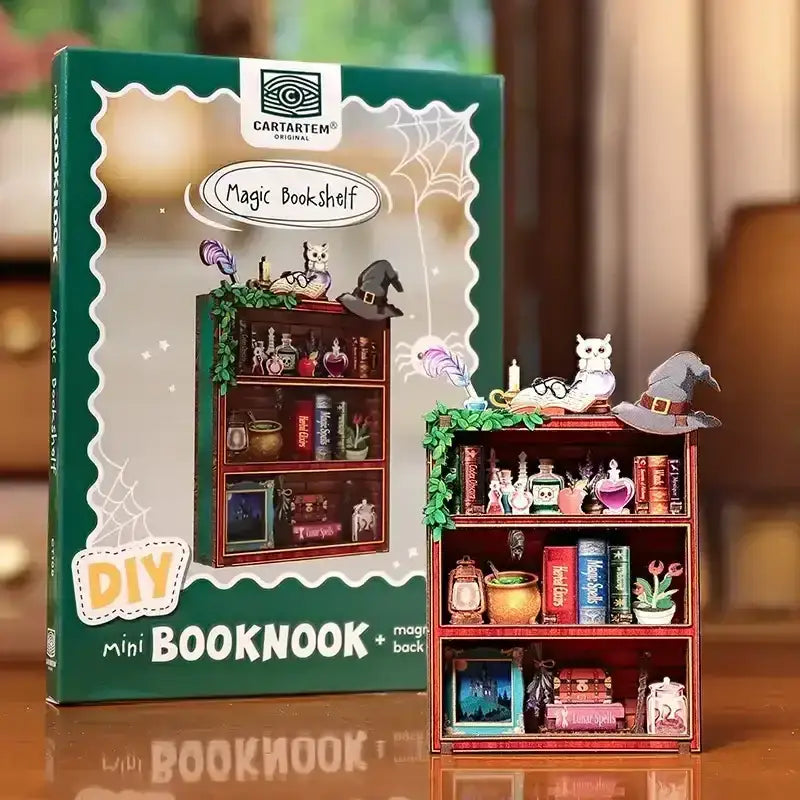 diy-magic-bookshelf-mini-book-nook-kunstundspiel-1 - kunstundspiel 