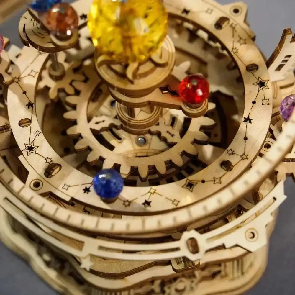 DIY Mechanical Music Box Sonnensystem Bastelset - AMK51 Robotime