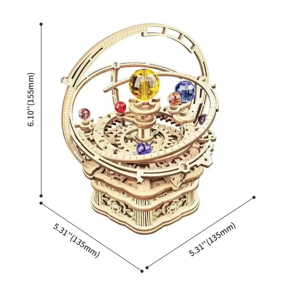 DIY Mechanical Music Box Sonnensystem Bastelset - AMK51 Robotime