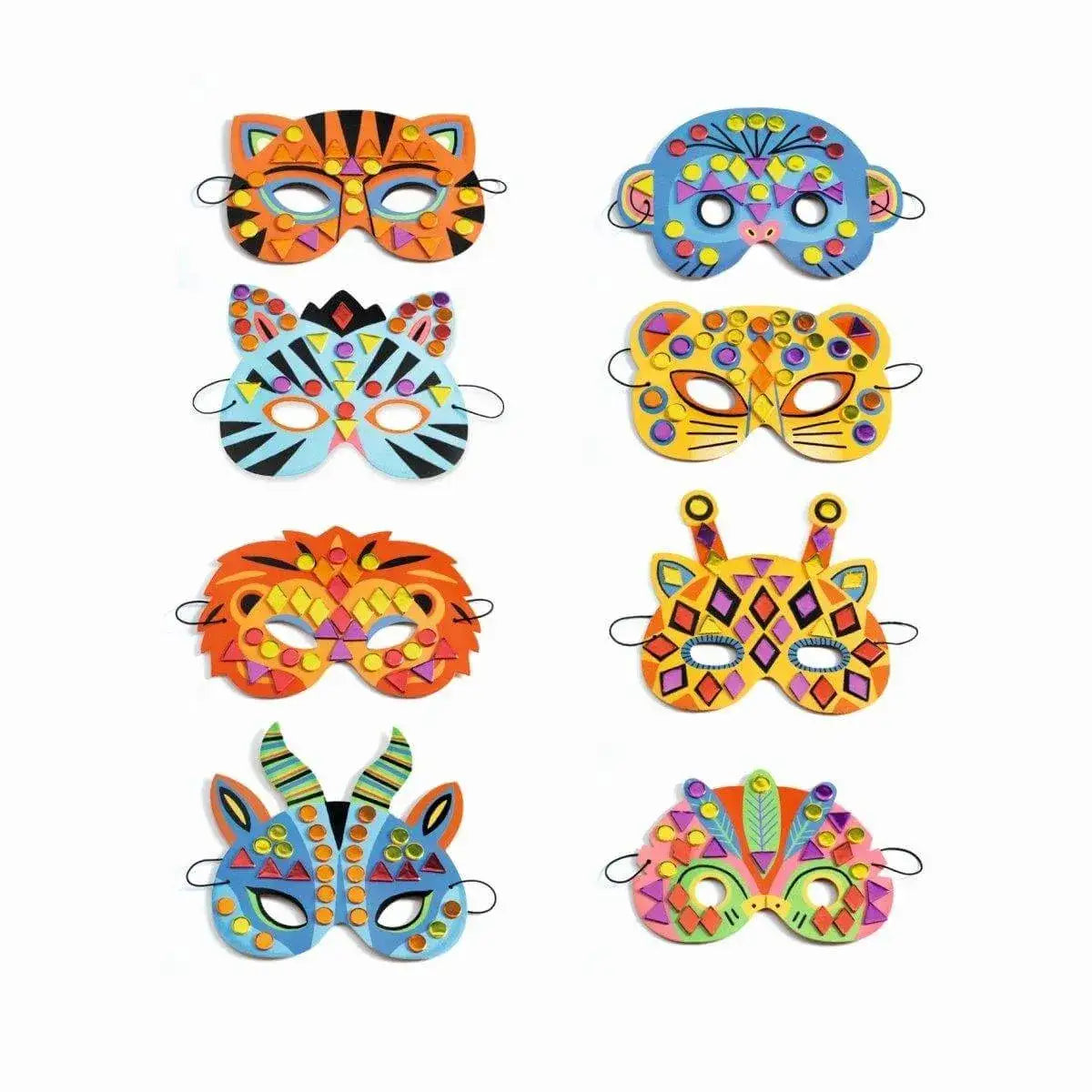 diy-mosaik-masken-dschungeltiere-kunstundspiel-3 - kunstundspiel 
