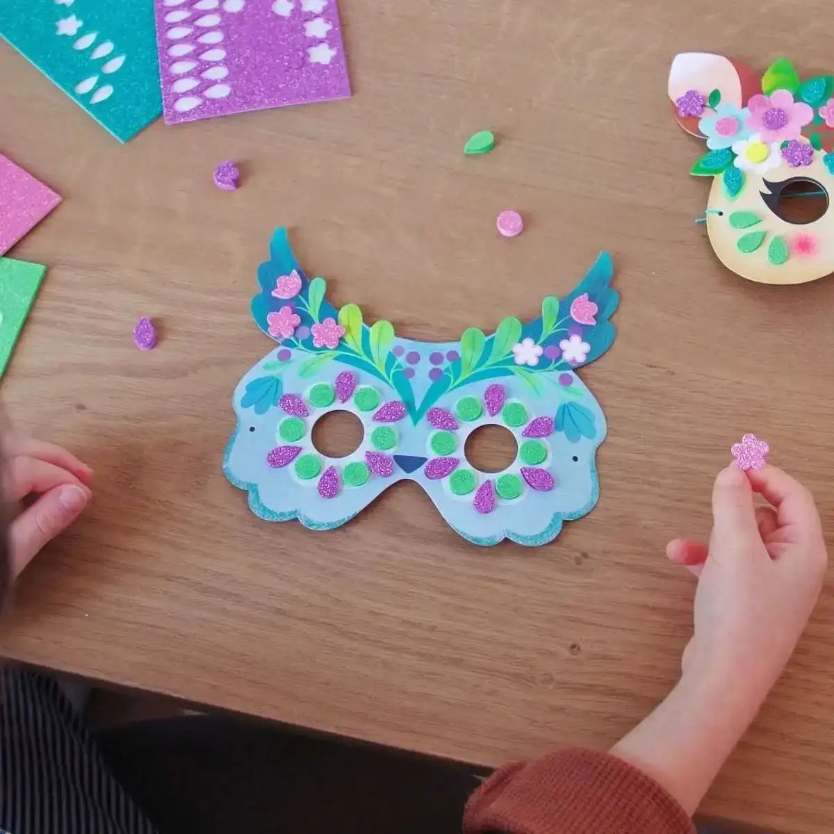 diy-mosaik-masken-waldtiere-kunstundspiel-3 - kunstundspiel 