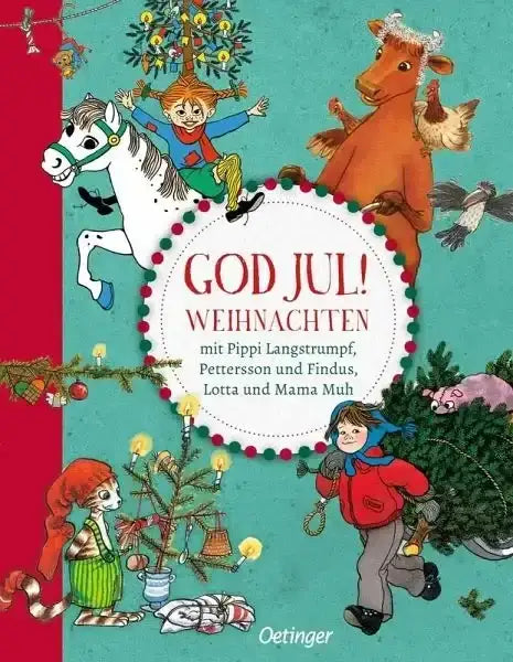 god-jul-weihnachten-mit-pippi-langstrumpf-pettersson-und-findus-lotta-und-mama-muh-kunstundspiel-1 - kunstundspiel 