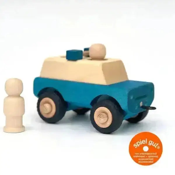 Holzauto Pippa Polizei - 110 Holler poller