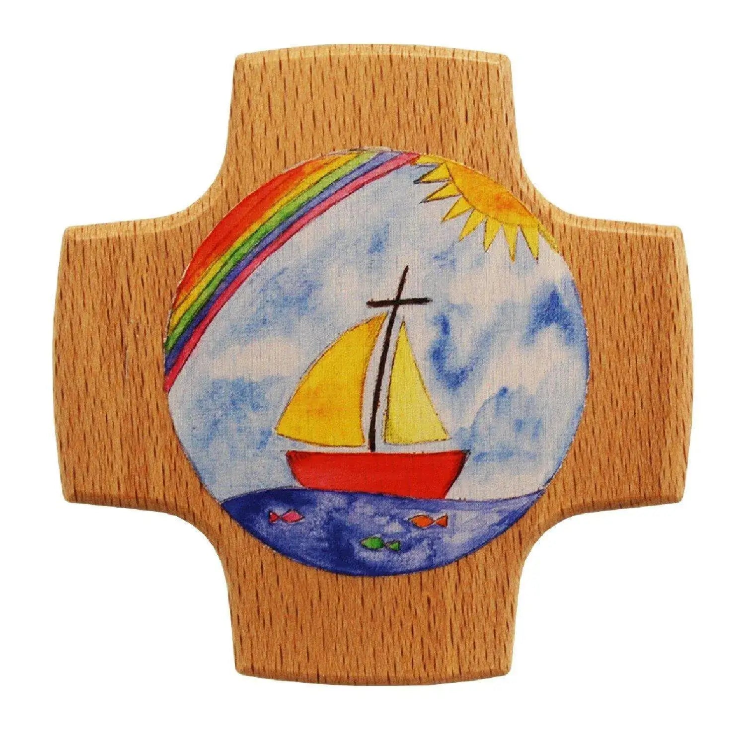 holzkreuz-regenbogen-und-schiff-kunstundspiel-1 - kunstundspiel 