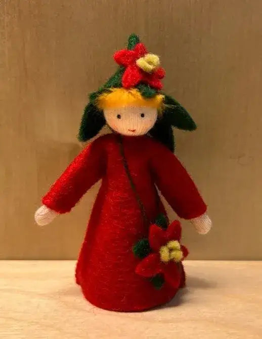 jahreszeitenpuppchen-weihnachtsstern-mit-umhangetasche-kunstundspiel-1 - kunstundspiel 