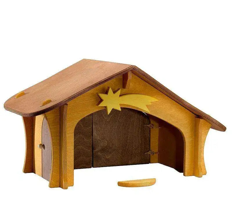 krippenstall-mit-sternvogelbrett-kunstundspiel-1 - kunstundspiel 