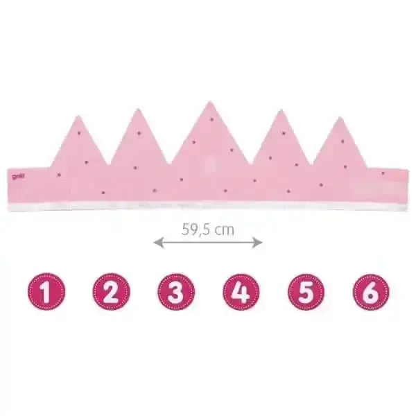 krone-filz-rosa-mit-zahlen-1-6-kunstundspiel-3 - kunstundspiel 