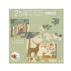 magnetisches-puzzle-buch-wald-mit-2-puzzeln-kunstundspiel-1 - kunstundspiel 