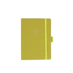 majoie-notizbuch-a6-golden-palme-gelbgrun-kunstundspiel-1 - kunstundspiel 