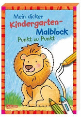 Mein dicker Kindergarten-Malblock - Punkt zu Punkt Carlsen Verlag
