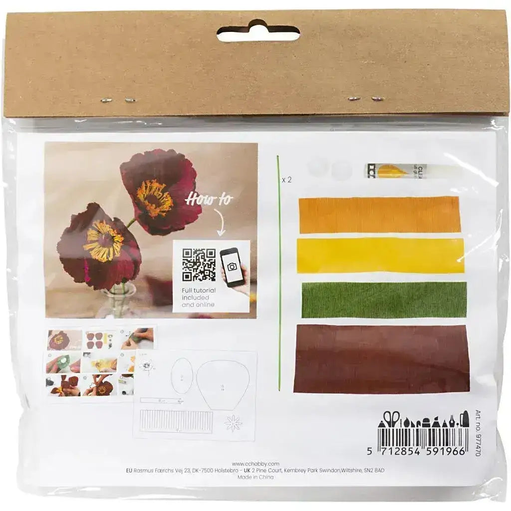 mini-kreativ-set-krepppapier-mohn-kunstundspiel-3 - kunstundspiel 