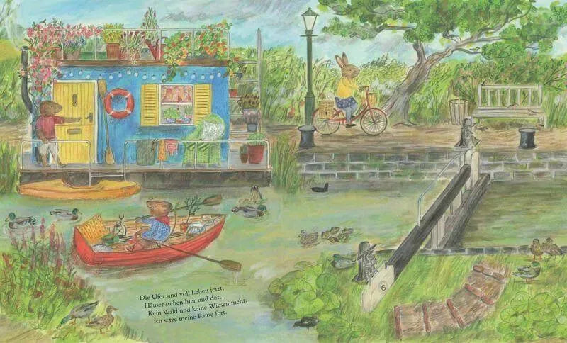 Mit Maus auf dem Fluss Antje Kunstmann Verlag