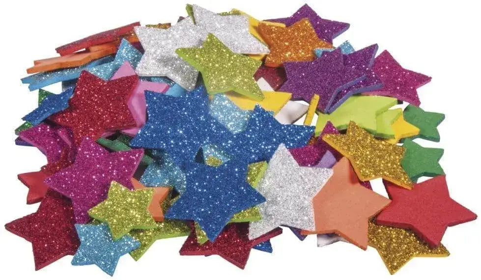 moosgummi-sterne-glitter-kunstundspiel-2 - kunstundspiel 