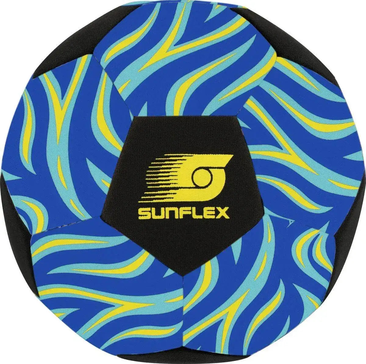neopren-fussball-glow-flames-bluefire-kunstundspiel-1 - kunstundspiel 