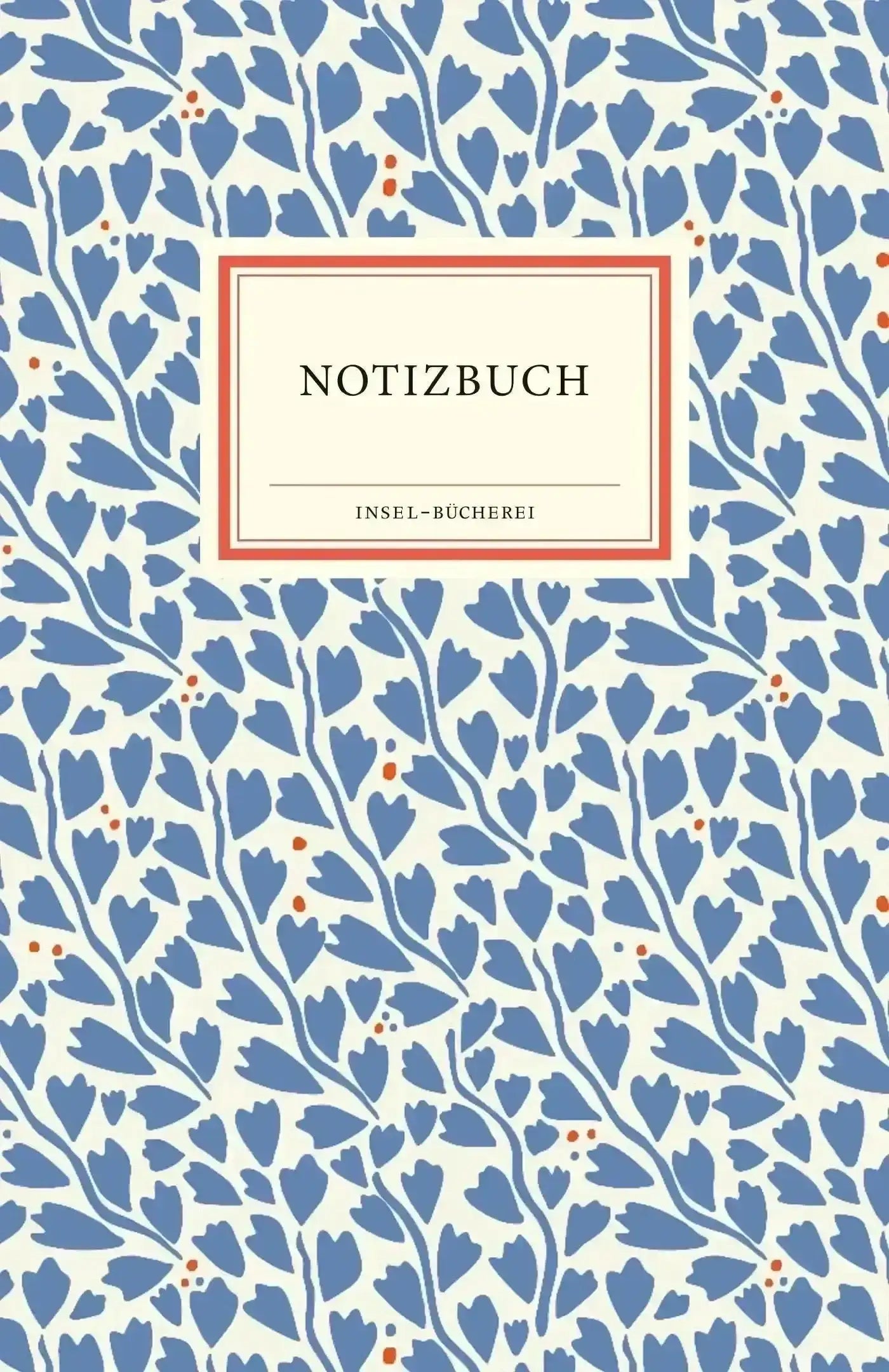 Notizbuch kleine - blaue Ranken - 9783458644415 Insel Verlag
