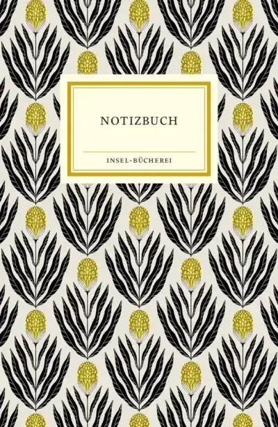 notizbuch-klein-schwarz-und-gelb-gemustert-goldene-protea-kunstundspiel-1 - kunstundspiel 