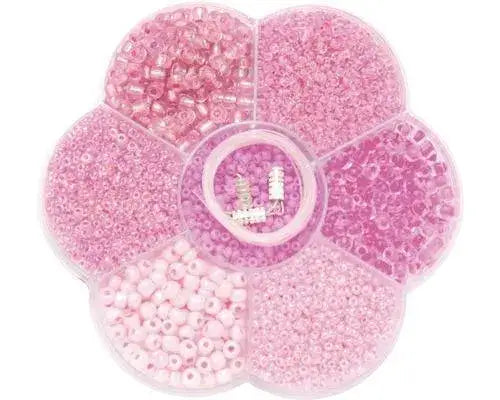 perlen-blume-pink-kunstundspiel-1 - kunstundspiel 