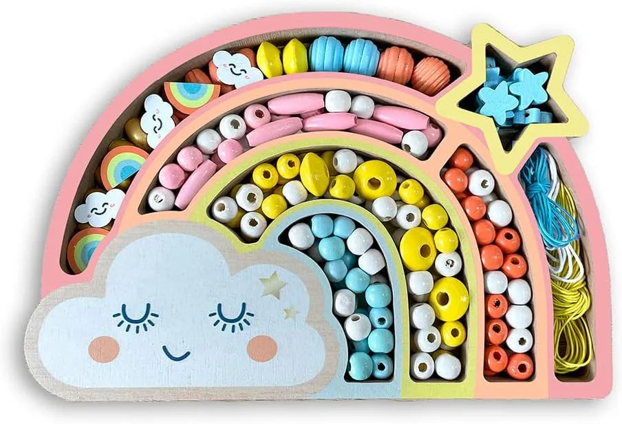 perlen-regenbogenset-holzperlen-kunstundspiel-1 - kunstundspiel 