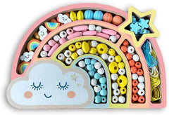 perlen-regenbogenset-holzperlen-kunstundspiel-1 - kunstundspiel 