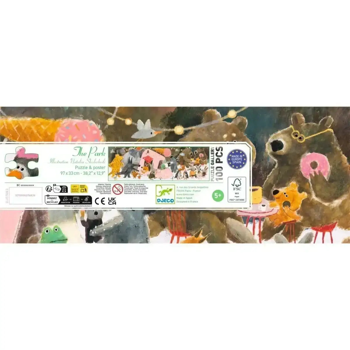 puzzle-100-im-park-mit-poster-kunstundspiel-3 - kunstundspiel 