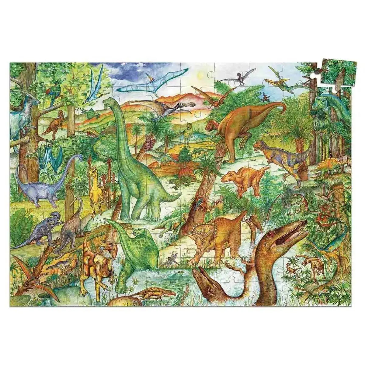 puzzle-100-teile-dinosaurier-100-teile-buch-kunstundspiel-2 - kunstundspiel 