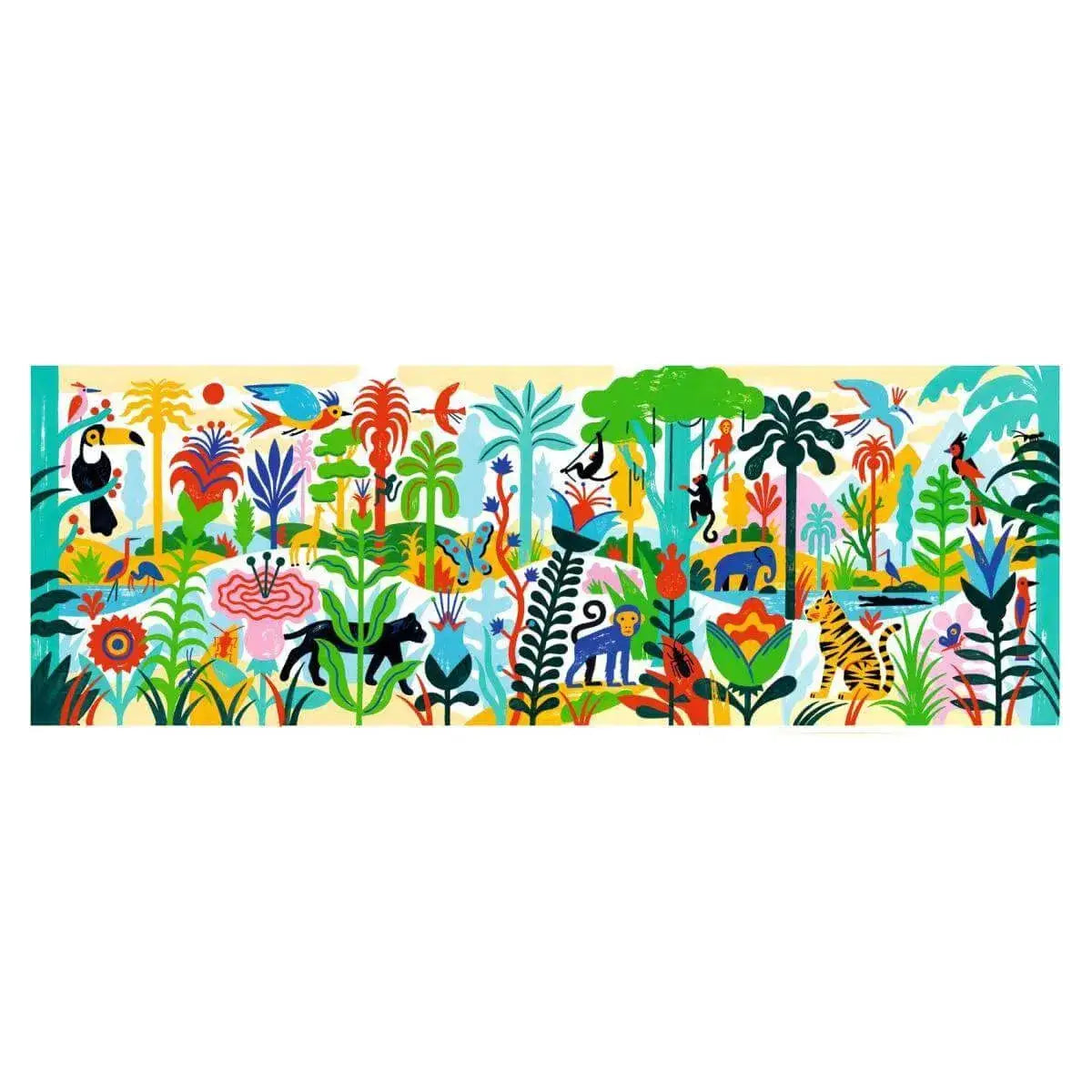 puzzle-100-teile-gallerie-dschungel-kunstundspiel-1 - kunstundspiel 