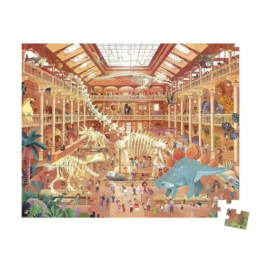 Puzzle 100 Teile - Naturkundemuseum Janod
