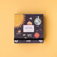 puzzle-100-teile-pocket-planets-kunstundspiel-1 - kunstundspiel 