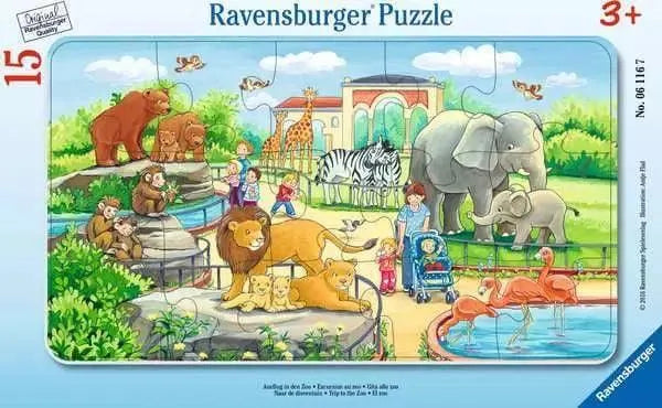 Puzzle 15 Teile Ausflug in den Zoo Ravensburger Spiele