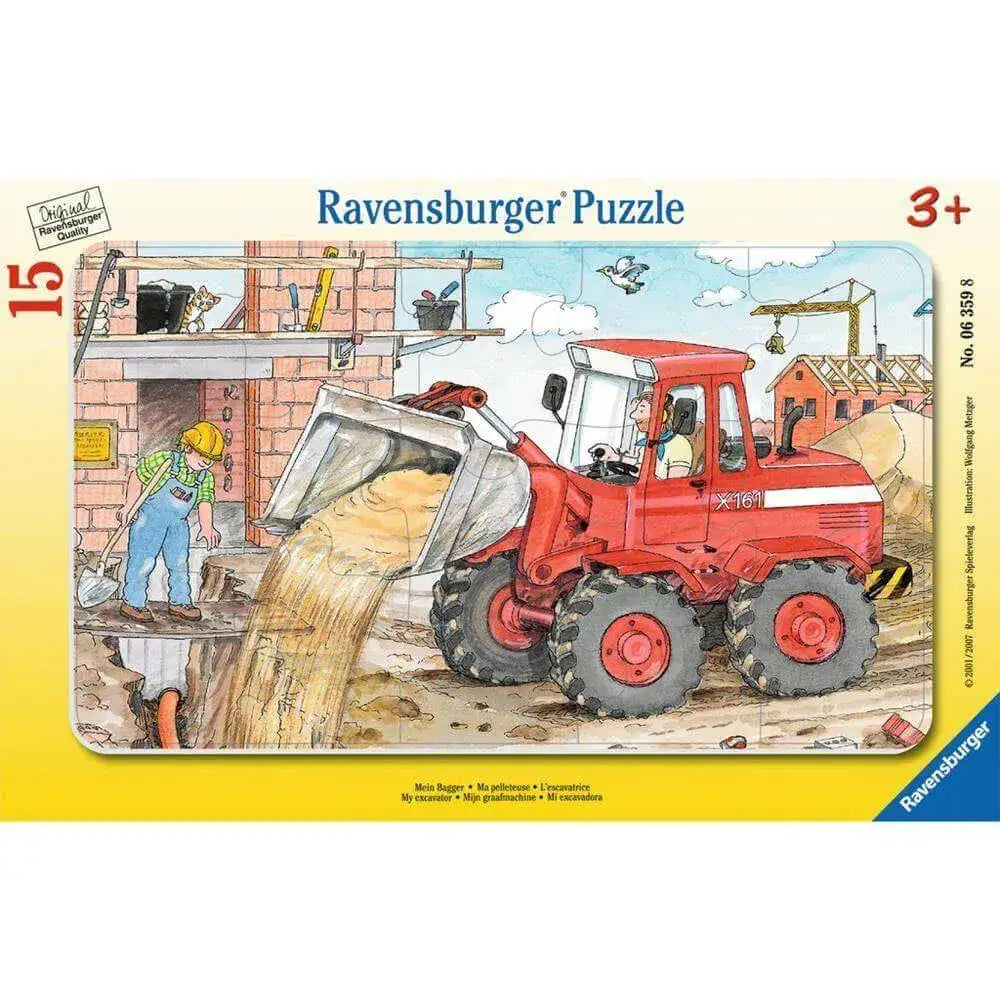 puzzle-15-teile-mein-bagger-kunstundspiel-1 - kunstundspiel 