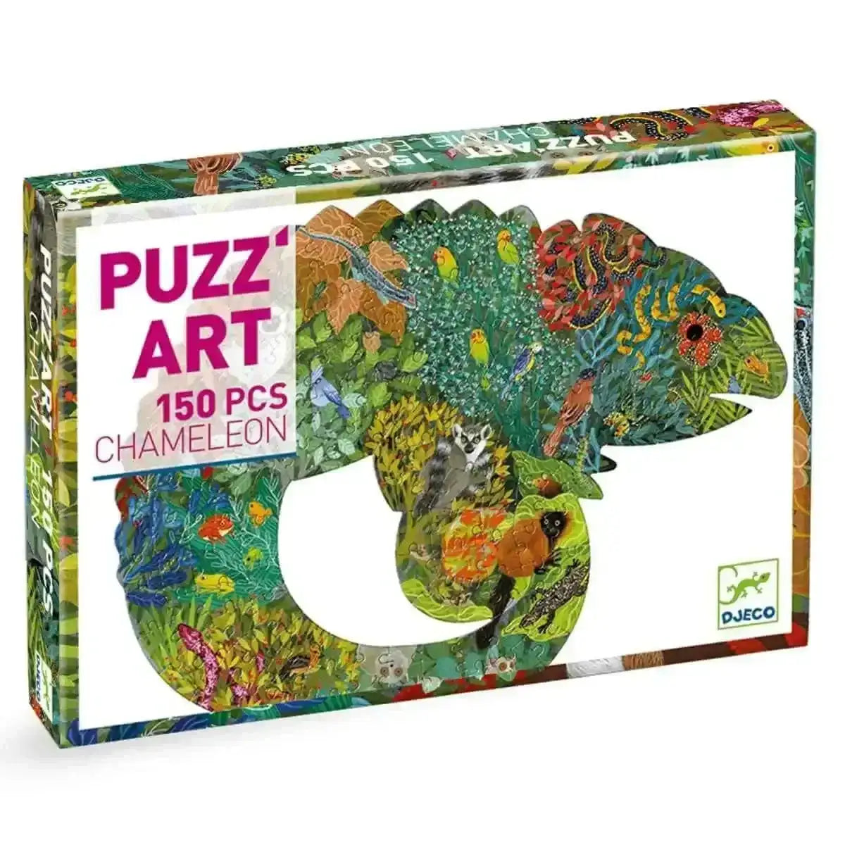 puzzle-150-teile-art-chamaleon-kunstundspiel-55244 - kunstundspiel 