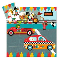 puzzle-16-teile-das-rennauto-kunstundspiel-2 - kunstundspiel 