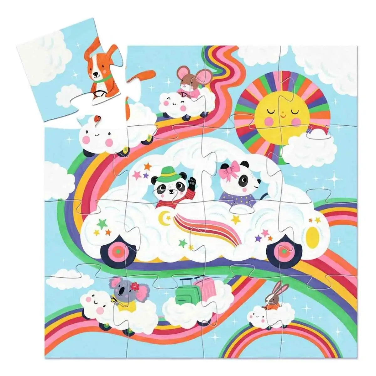 puzzle-16-teile-wolkenauto-kunstundspiel-4 - kunstundspiel 