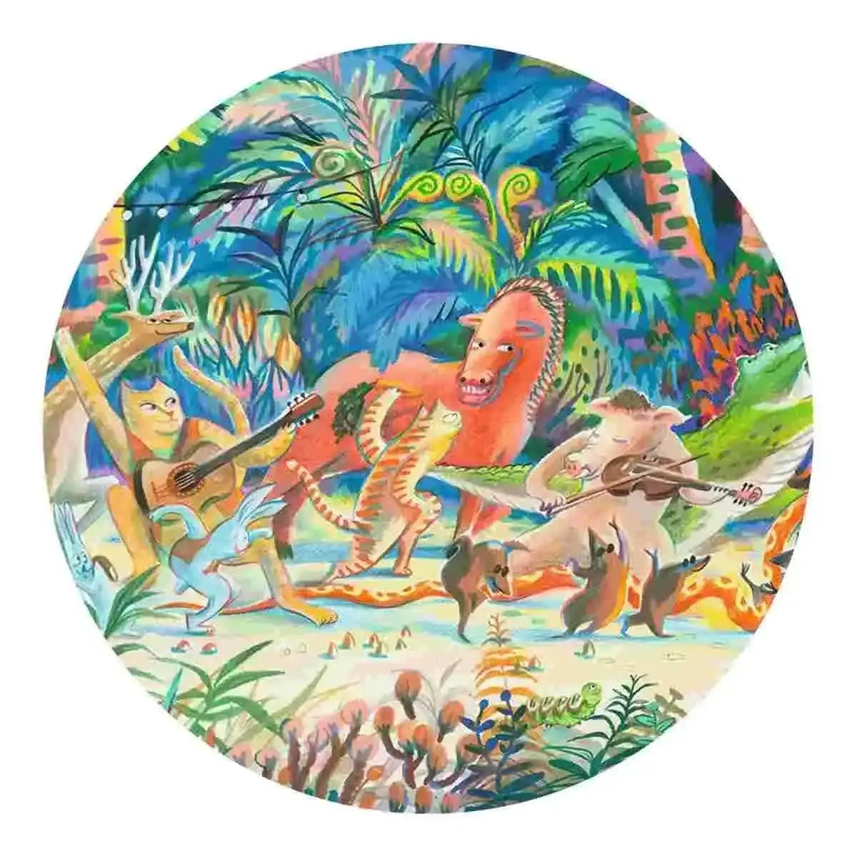 puzzle-200-teile-woods-music-band-tierblaskapelle-kunstundspiel-3 - kunstundspiel 