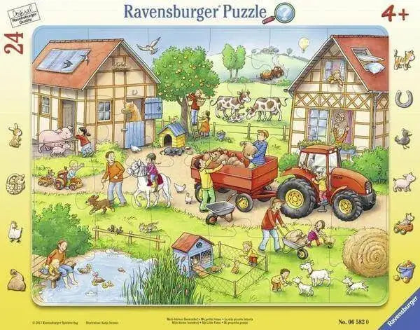 puzzle-24-teile-mein-kleiner-bauernhof-kunstundspiel-1 - kunstundspiel 